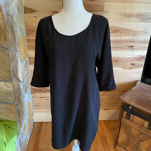 Express black dress‎ with back lace detail small